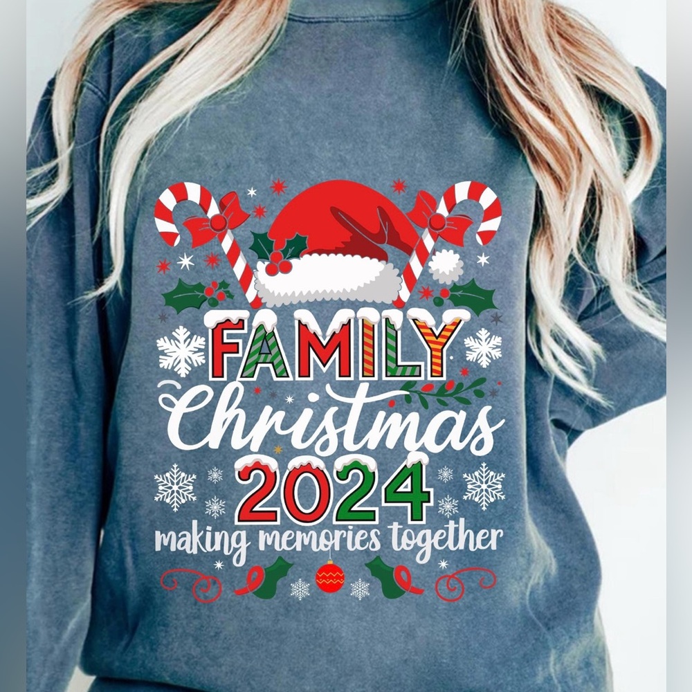 Graphic Christmas Sweatshirt